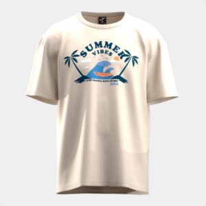 Футболка Joma SUMMER VIBES (бежевая)