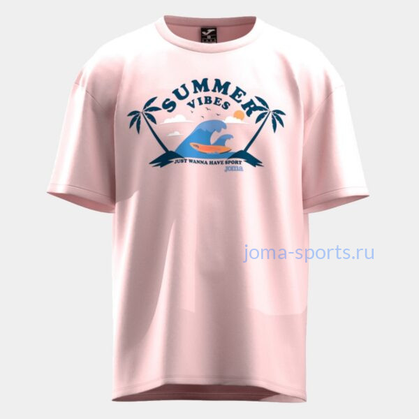 104616.547 Футболка Joma SUMMER VIBES (Розовая)