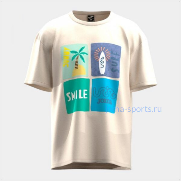 104619.008 Футболка Joma ARCHIVE (бежевая)
