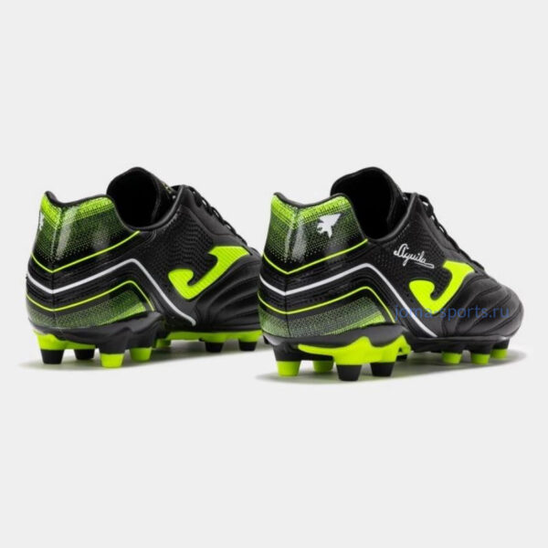 AGUS2501FG_3 Футбольные бутсы Joma AGUILA FG (черно-салатовые)