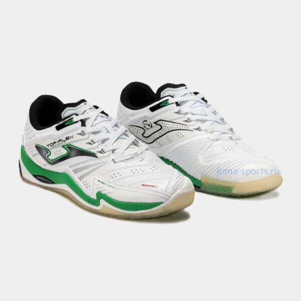 TFUW2502IN_3 Футзалки Joma TOP FLEX Ultimate IN (белые)