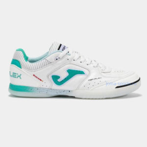 TOPW2502IN Футзалки Joma TOP FLEX IN (бело-бирюзовые)