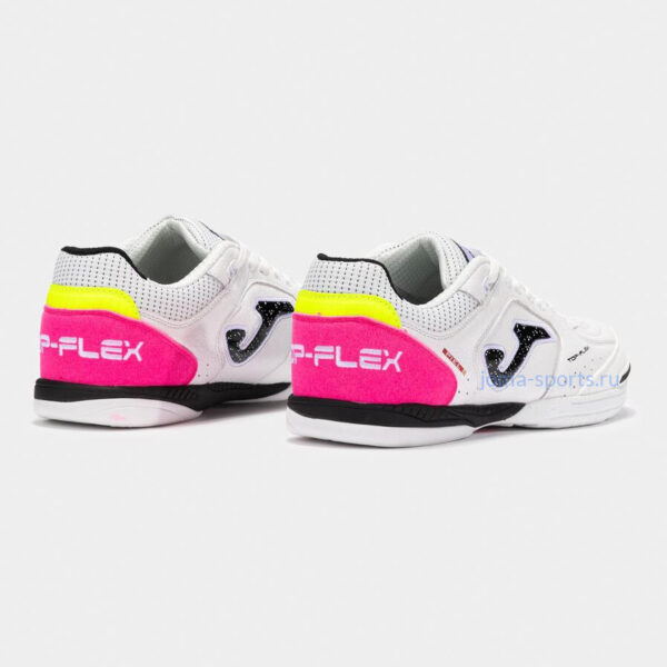 TOPW2532IN_3 Футзалки Joma TOP FLEX IN (бело-розовые)