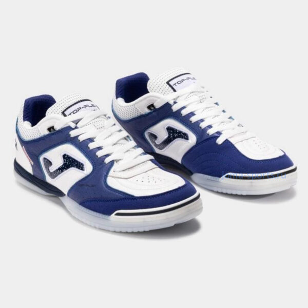 TOPW2534IN_2 Футзалки Joma TOP FLEX IN (бело-синие)