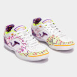 Футзалки Joma TOP FLEX IN (бело-фиолетовые)