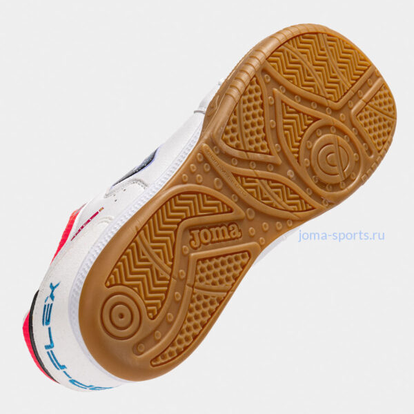 FOTOPW2502IN_5 Футзалки Joma TOP FLEX IN (foot-shape) (белые)