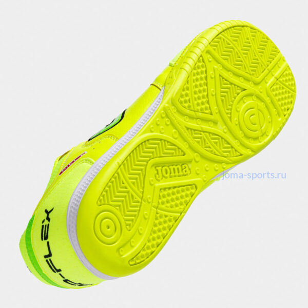 FOTOPW2511IN_5 Футзалки Joma TOP FLEX IN (foot-shape) (салатовые)