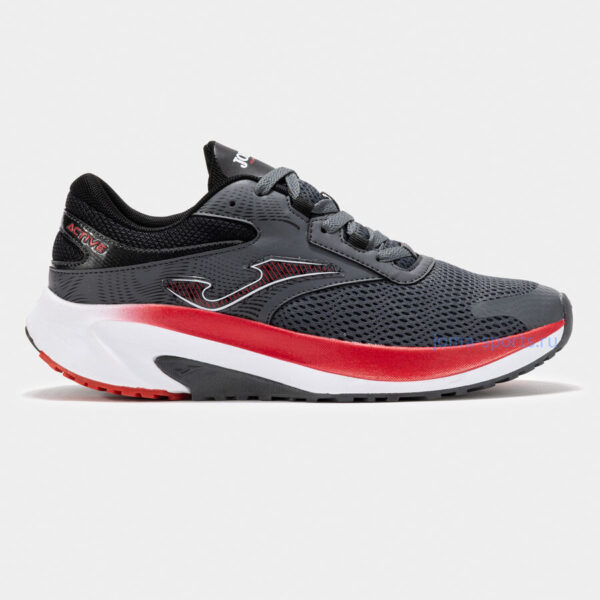 RACTIS2512 Кроссовки беговые Joma ACTIVE (серо-красные)