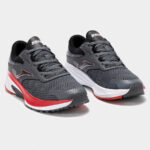 RACTIS2512_2 Кроссовки беговые Joma ACTIVE (серо-красные)