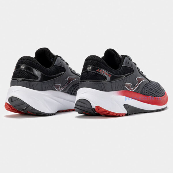 RACTIS2512_3 Кроссовки беговые Joma ACTIVE (серо-красные)