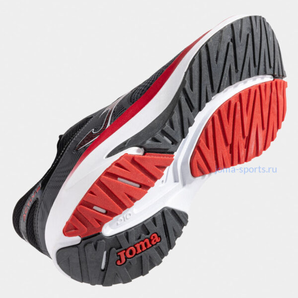 RACTIS2512_5 Кроссовки беговые Joma ACTIVE (серо-красные)