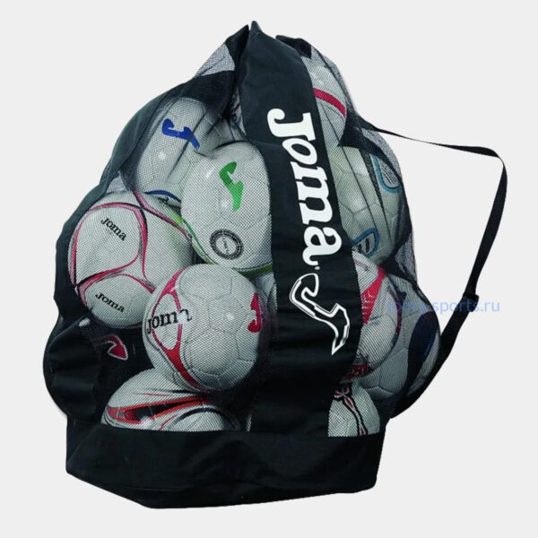 TEAM14 Сетка для мячей Joma FOOTBALL SACK (черная) 150 л