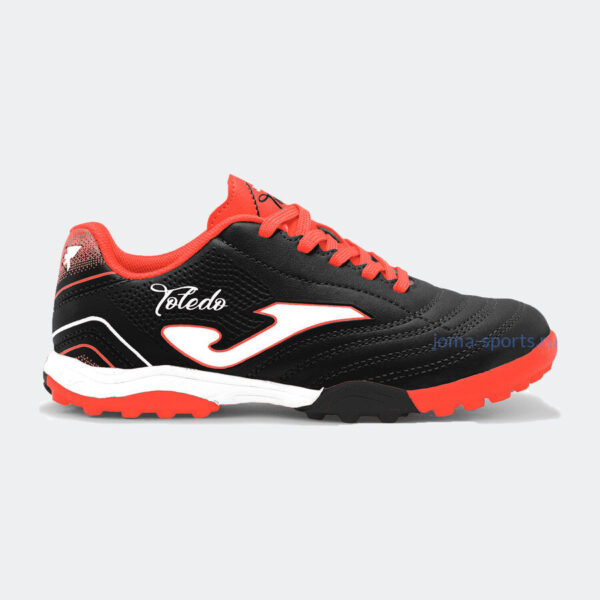 TOJS2601TF Шиповки детские Joma TOLEDO TF (черно-красные)