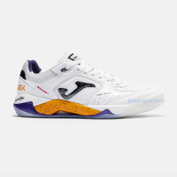 TOUS2602IN Футзалки Joma TOP FLEX PLUS IN (белые)