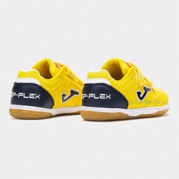 TPJS2528INV_3 Футзалки детские Joma TOP FLEX IN JR (желто-черные)