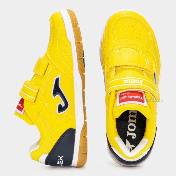 TPJS2528INV_4 Футзалки детские Joma TOP FLEX IN JR (желто-черные)