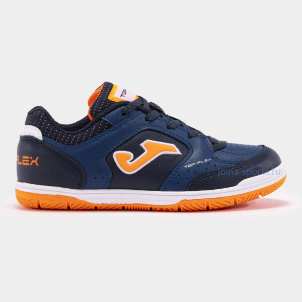 Футзалки Joma TOP FLEX IN JR (синие-оранжевые)