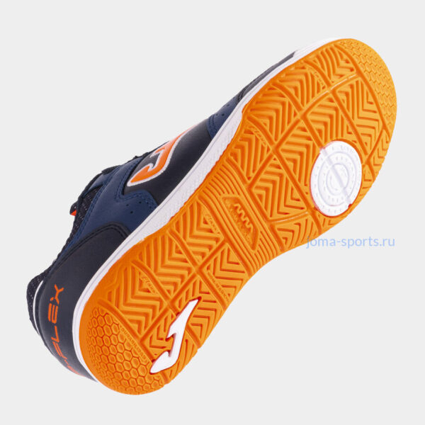 Футзалки Joma TOP FLEX IN JR (синие-оранжевые)