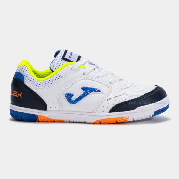 TPJW2502IN Футзалки Joma TOP FLEX IN JR (белые)