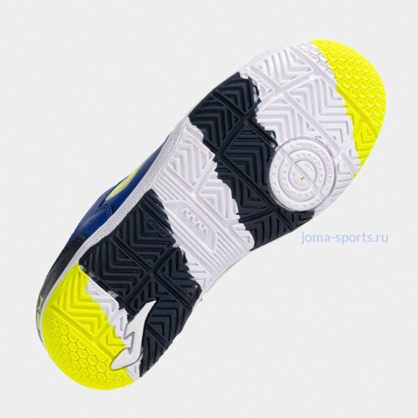 Футзалки Joma TOP FLEX IN JR (синие-салатовые)
