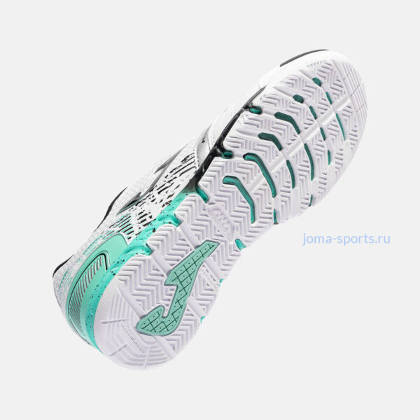 MUNS2602IN_5 Футзалки Joma MUNDIAL IN (бело-бирюзовые)