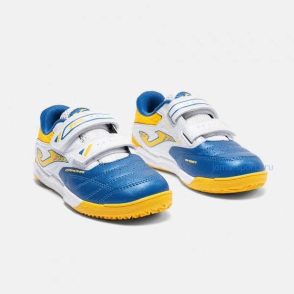 Футзалки Joma CANCHA JR IN (бело-синие)