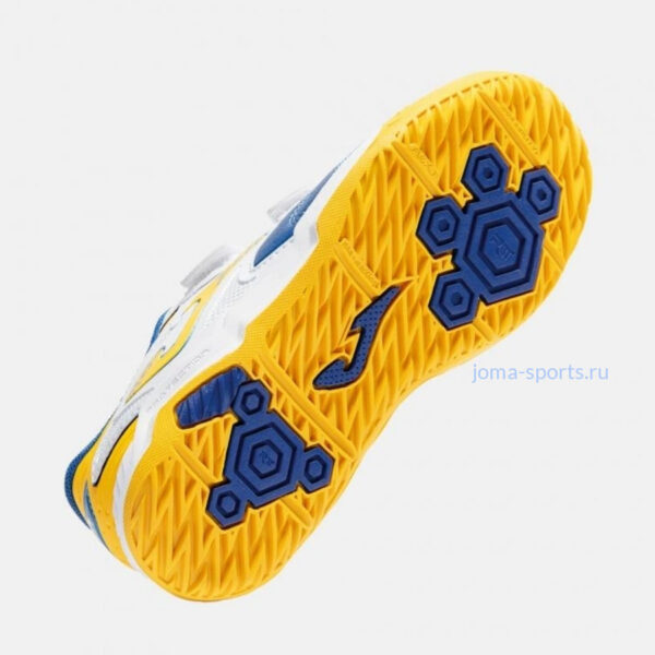 Футзалки Joma CANCHA JR IN (бело-синие)