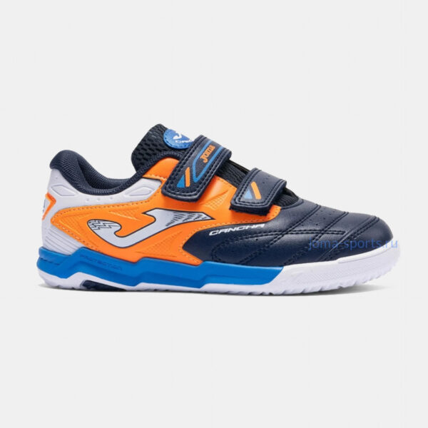 CAJS2633INV Футзалки Joma CANCHA JR IN (сине-оранжевые)