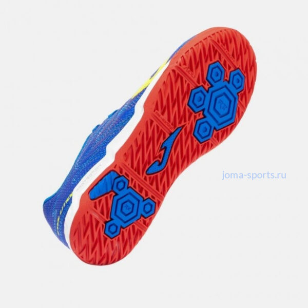 EVJS2605IN_4 Футзалки детские Joma EVOLUTION JR IN (синие)