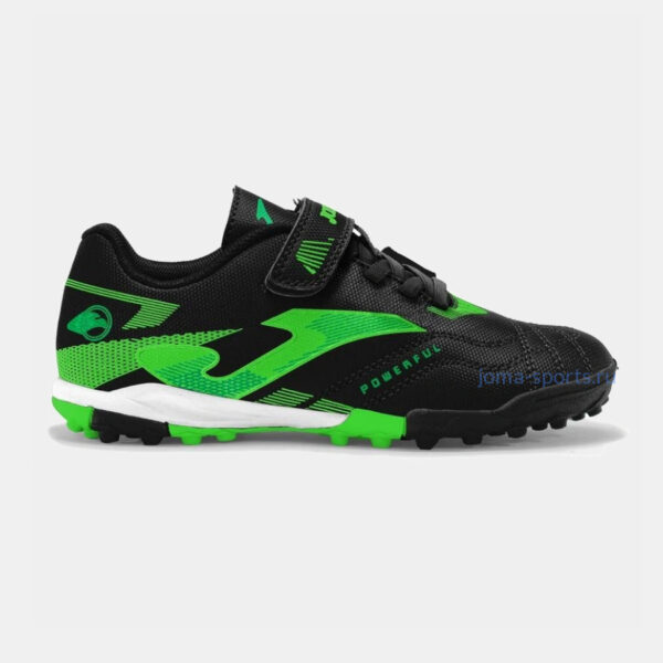 Сороконожки детские Joma POWERFUL JR TF (черные)