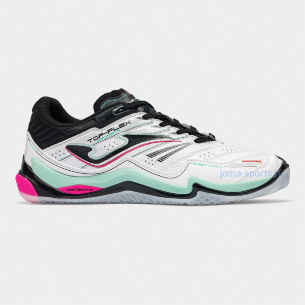 Футзалки Joma TOP FLEX Ultimate IN (бело-розовые)