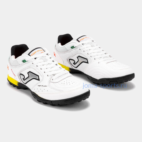 Сороконожки Joma TOP FLEX TF (бело-черные)