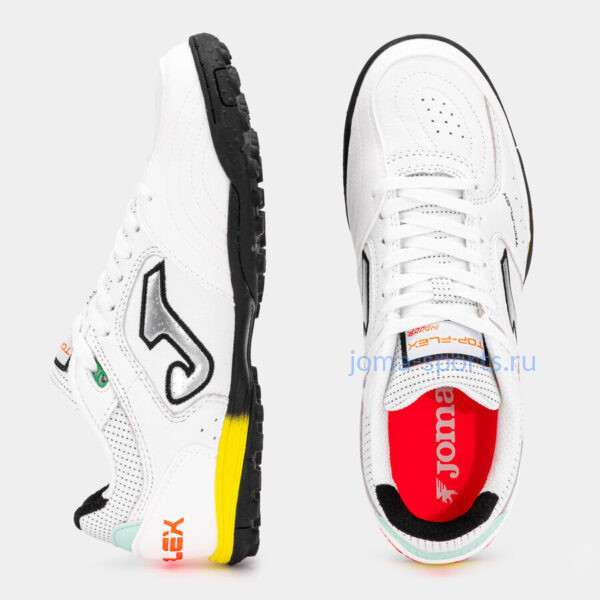Сороконожки Joma TOP FLEX TF (бело-черные)