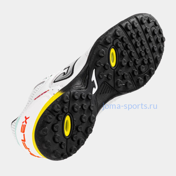 Сороконожки Joma TOP FLEX TF (бело-черные)