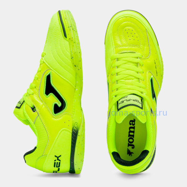 TOPS2609IN_4 Футзалки Joma TOP FLEX IN (салатовые)
