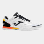 TOPS2632IN Футзалки Joma TOP FLEX IN (бело-оранжевые)
