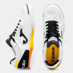 TOPS2632IN_4 Футзалки Joma TOP FLEX IN (бело-оранжевые)