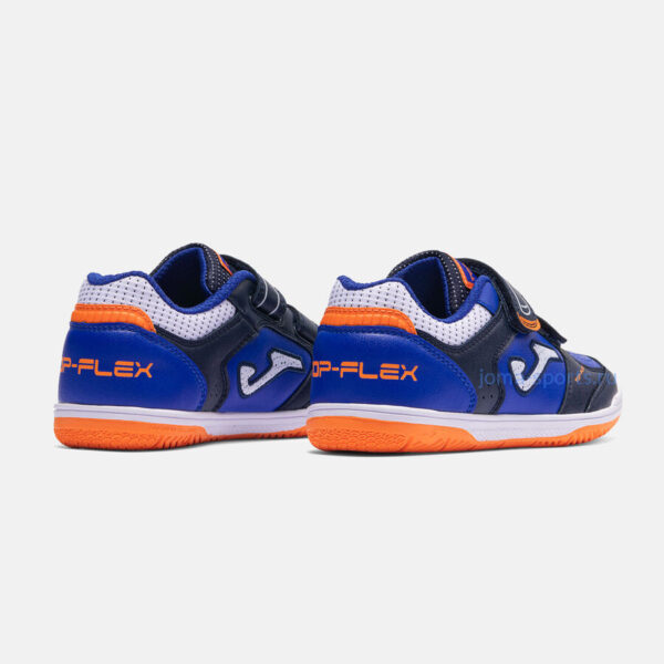 TPJS2603INV_3 Футзалки Joma TOP FLEX IN JR (черно-синие)