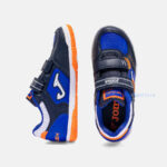 TPJS2603INV_4 Футзалки Joma TOP FLEX IN JR (черно-синие)